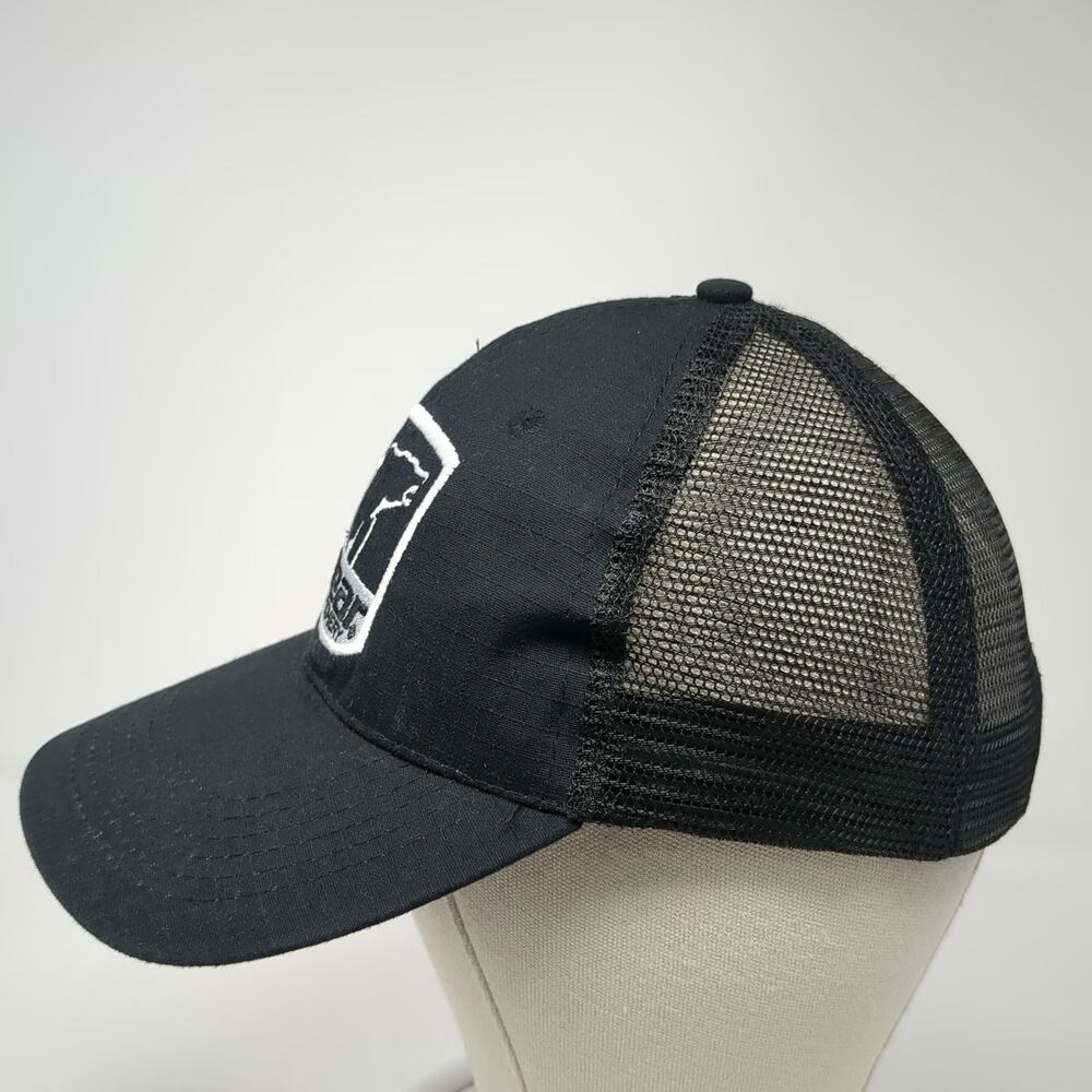 Bear Archery Trucker Hat Black One Size Mesh Back Snapback Hunting Bowhunting - Picture 3 of 8